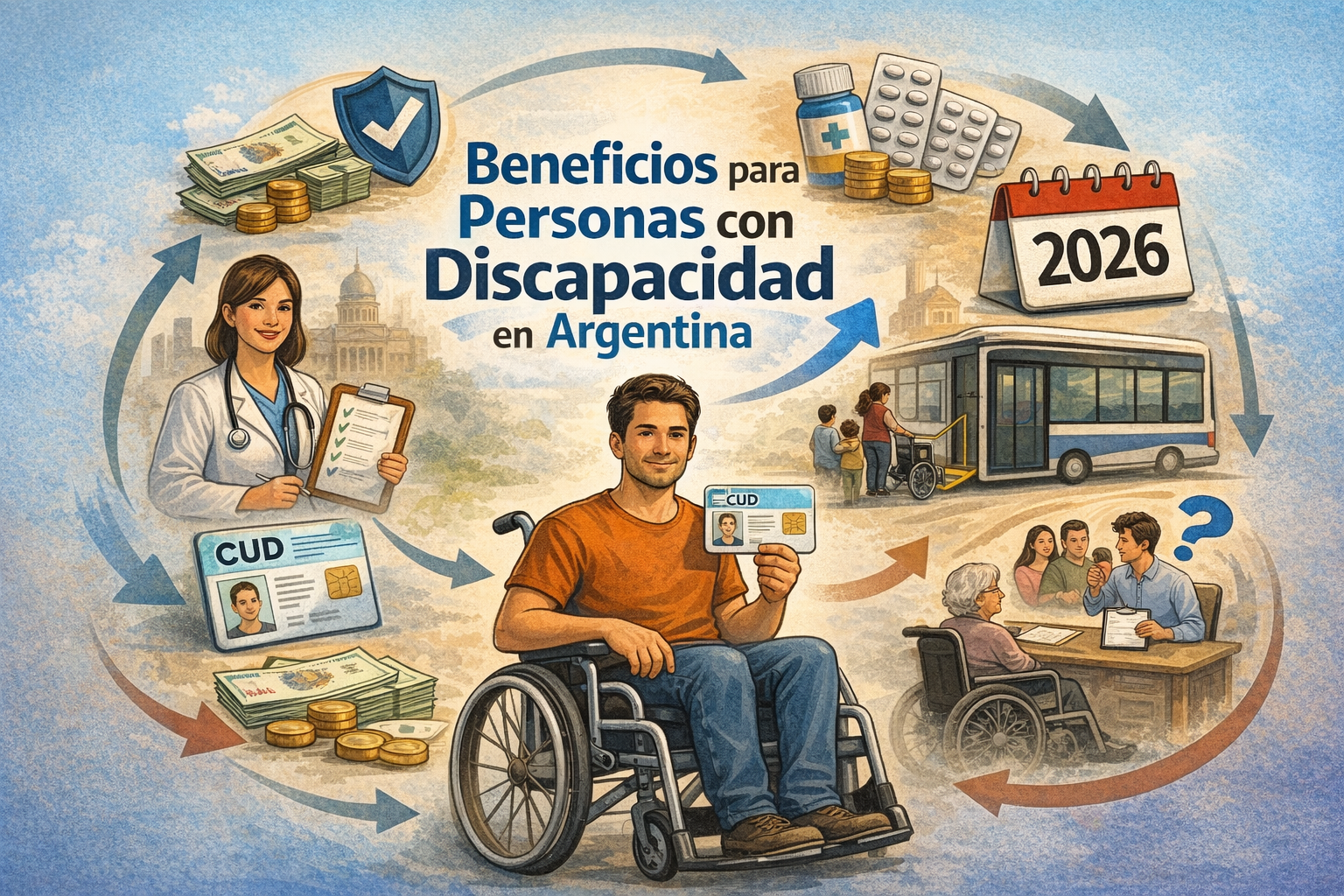 Beneficios económicos para personas con discapacidad en Argentina 2026: pensiones y ayudas especiales disponibles